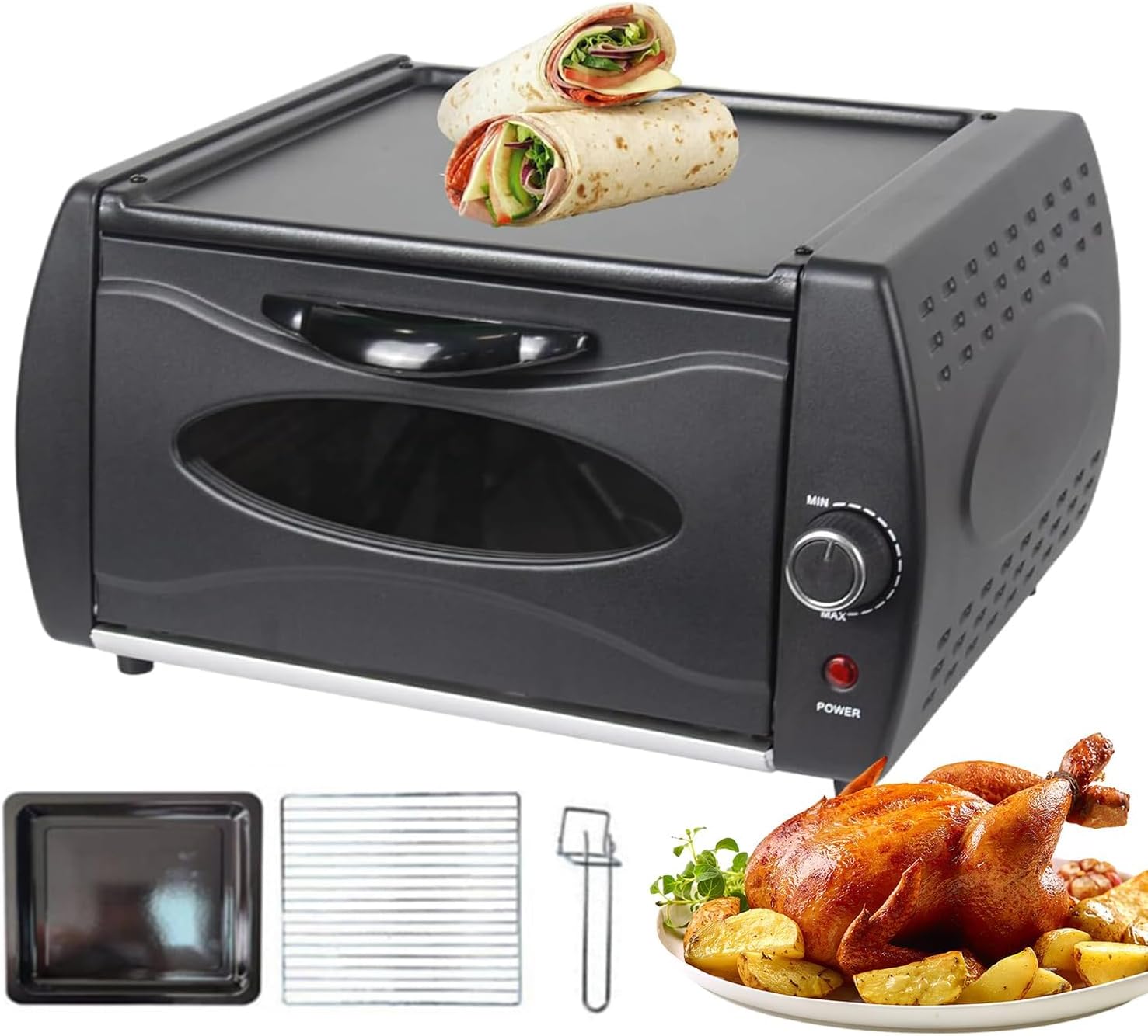 Forno pizza commerciale 2100W, capiente e professionale