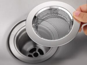 Filtri lavello inox 2 pz, diametro 11,4 cm