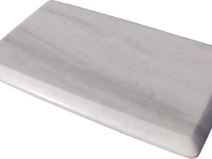 Tagliere in marmo bianco nebbia 30,5 x 17,8 cm