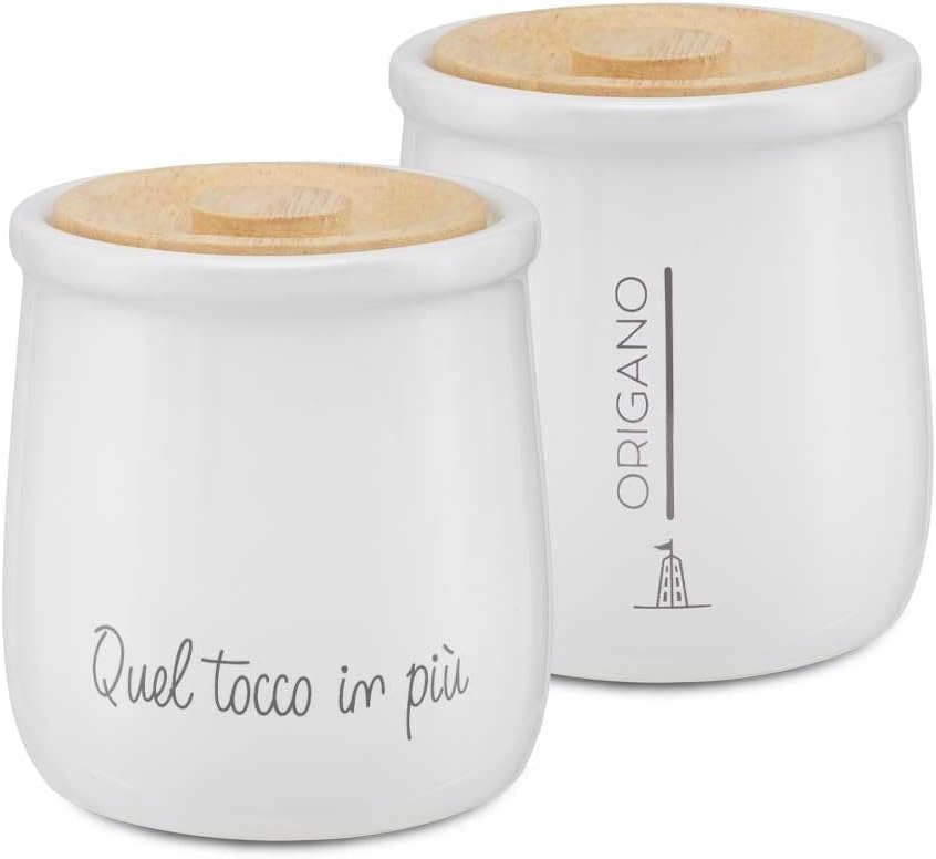 LA PORCELLANA BIANCA - Gift Box Origano in Barattolo