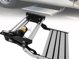Scalino elettrico 12V per camper con LED automatico