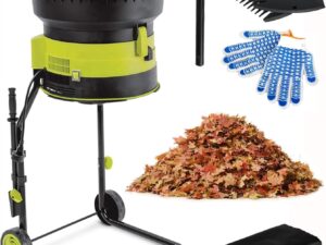 Trituratore elettrico 2500 W per compost e foglie
