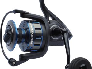 Penn Mulinello Combat III Salato Nero/Blu, resistente e versatile