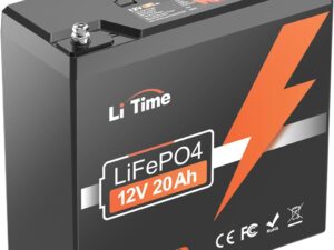 LiTime Batteria Litio 12V 20Ah LiFePO4 - 15.000 Cicli