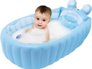 Vasca gonfiabile da viaggio: bagno portatile e rapido