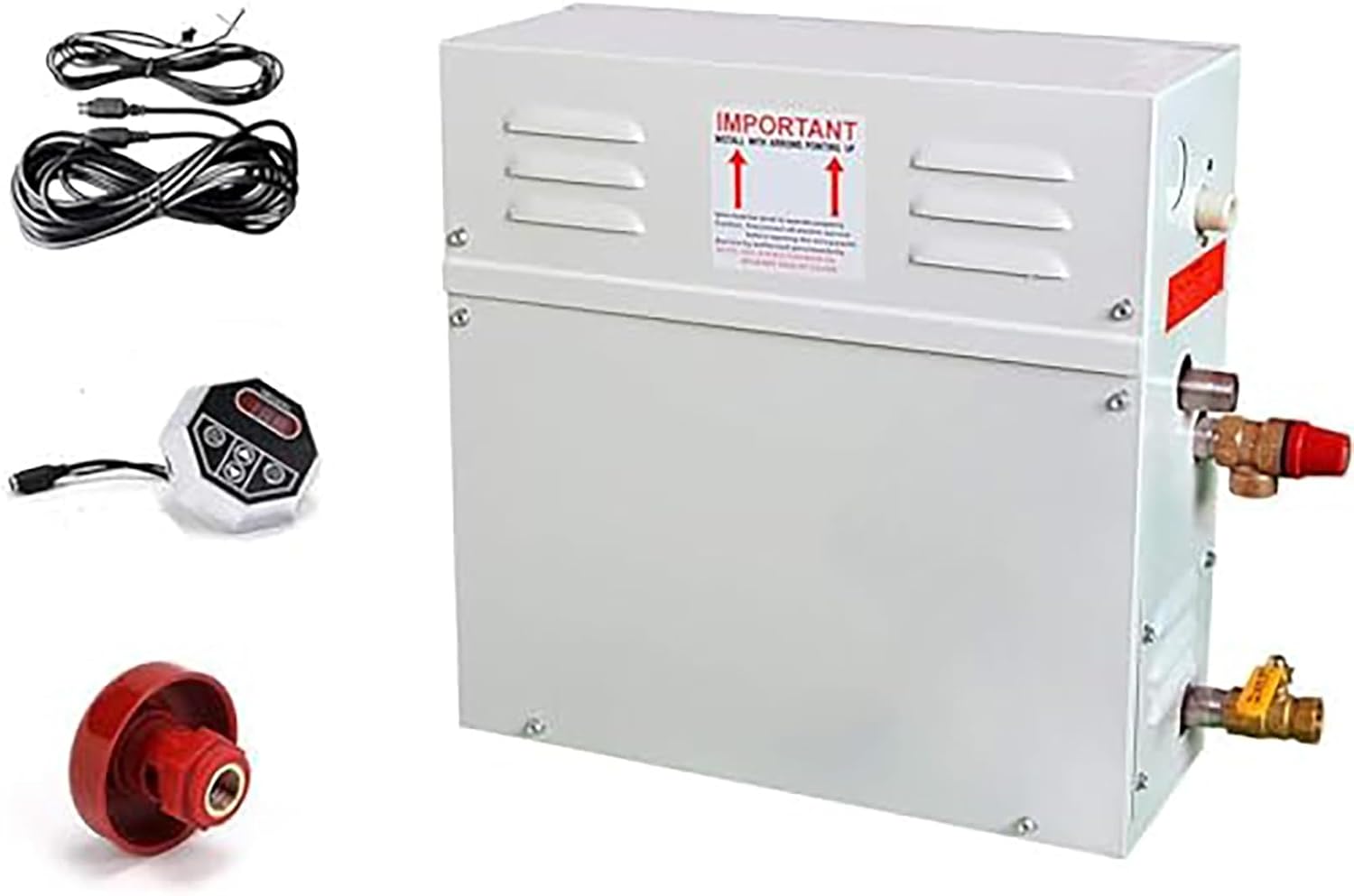 Kit generatore vapore doccia con controllo digitale