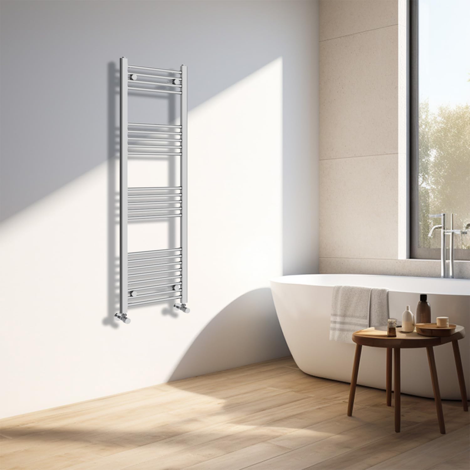 NRG Termoarredo Scaldasalviette Cromato 1400x400 mm