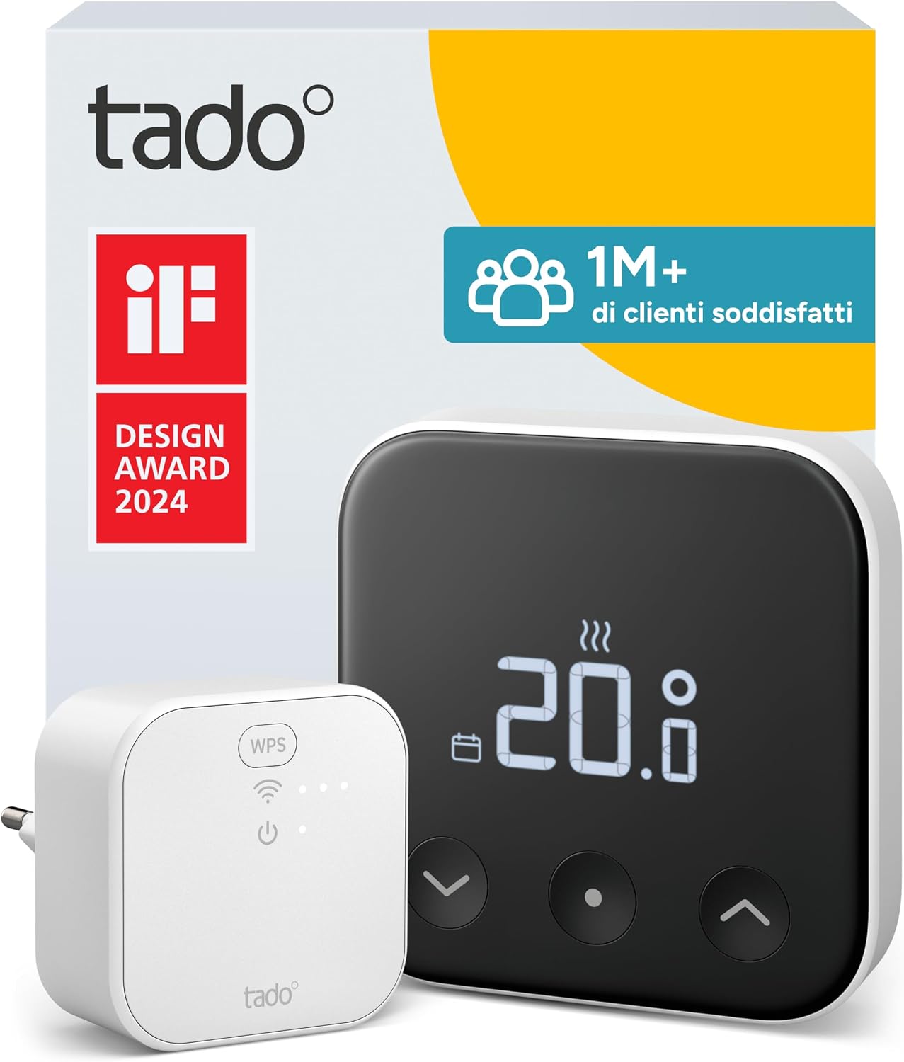 tado° Termostato X - Starter Kit per Riscaldamento Intelligente