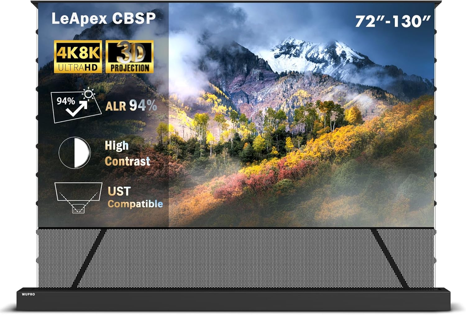 Schermo Proiezione Retrattile Elettrico LeApex 120" 4K/8K ALR