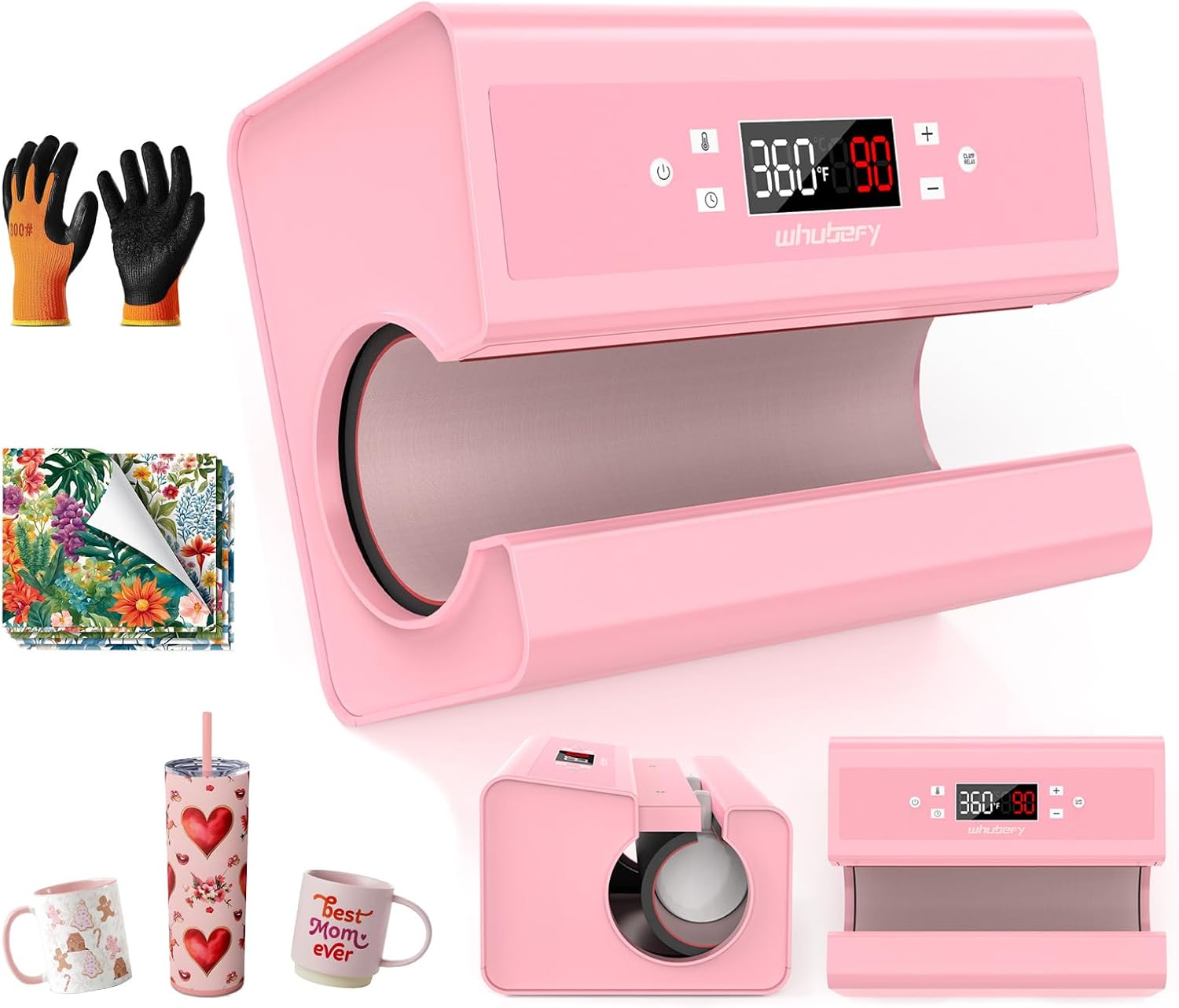 Pressa automatica per tazze AKEYDIY - Stampa professionale facile