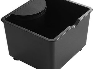 Vilgftyiet Knock Box Espresso - Contenitore antirumore nero