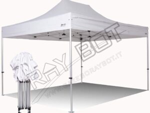 RAY BOT Gazebo 3x4.5m Professionale in Alluminio