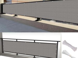 Schermo Privacy 90x260 cm Traspirante per Balcone