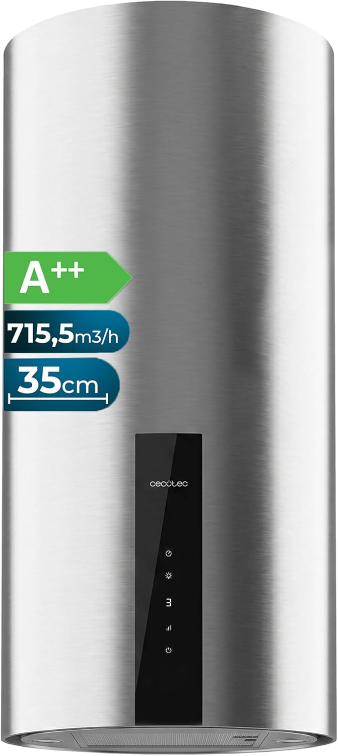Cecotec Cappa Aspirante Bolero Flux DRT 358000 Inox A++