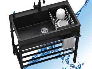 Lavello Esterno in Acciaio Inox 304 con Rubinetto Professionale