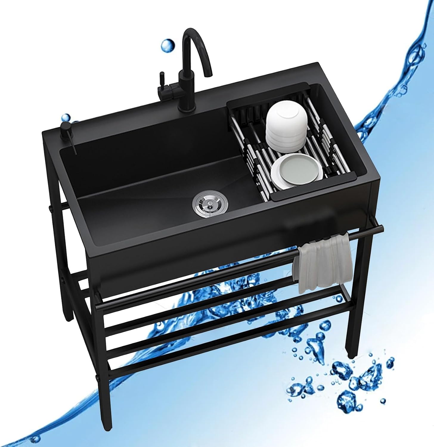 Lavello Esterno in Acciaio Inox 304 con Rubinetto Professionale