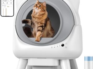 Redkey X1 Lettiera Gatto Autopulente 95L, Bianco