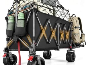 YEAUPE PRO Carrello Spiaggia XXXL - 250 kg, Ruote 360°