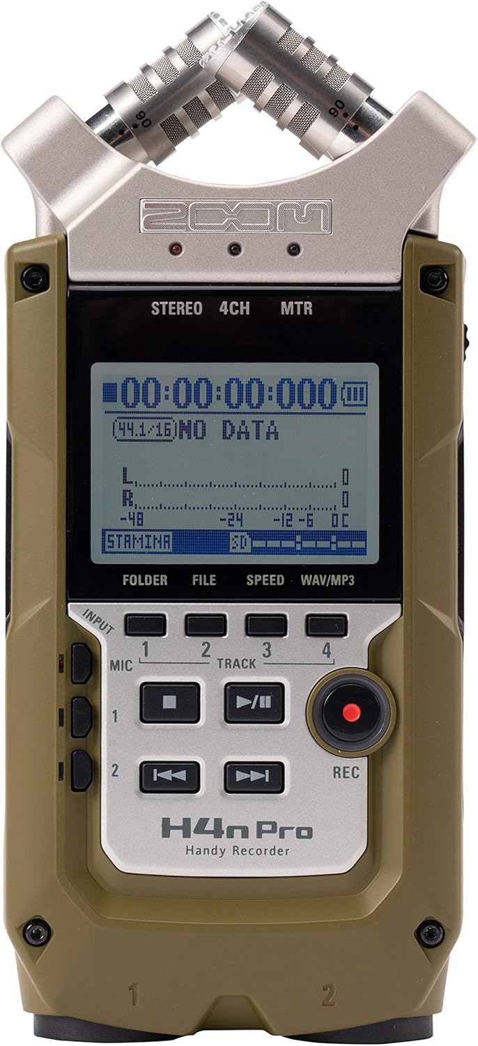 Zoom H4N PRO: registratore digitale 4 tracce (verde)