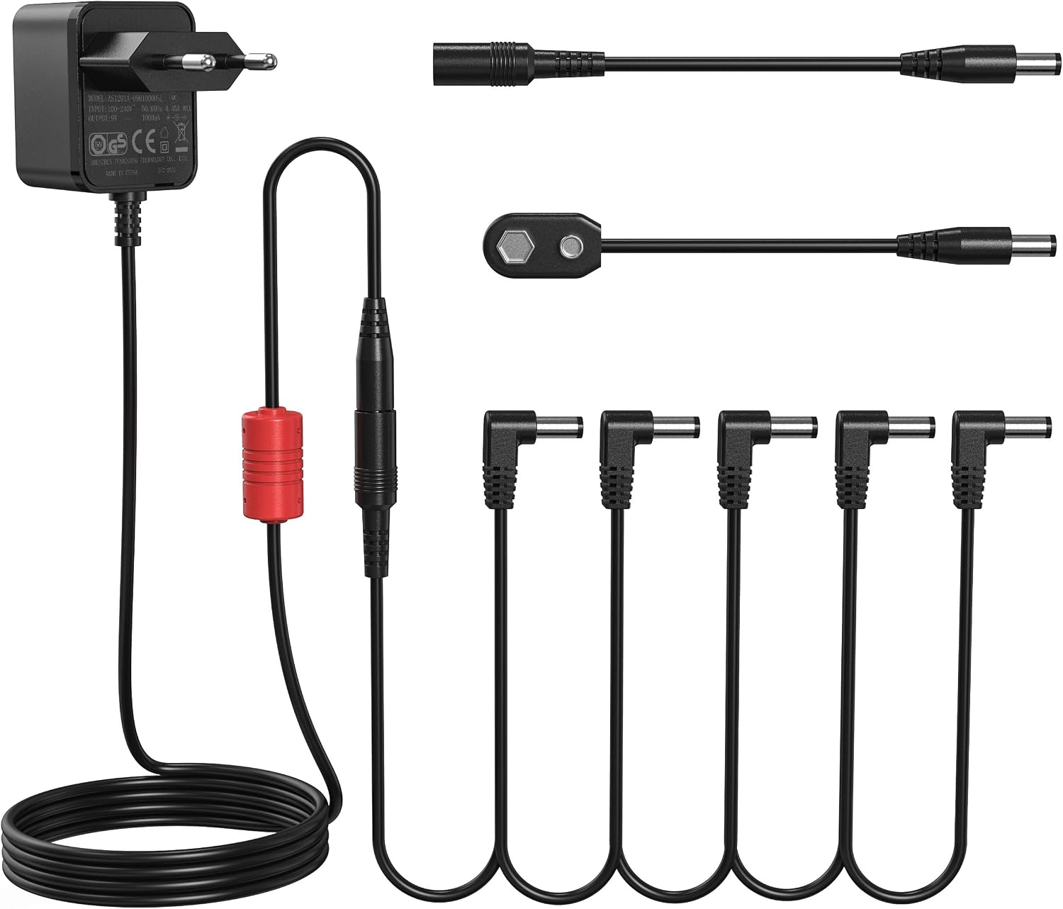 Donner DPA-100: Alimentatore 9V per Pedali Chitarra