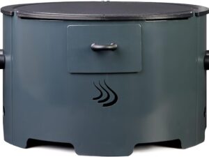 Barbecue a pellet Apache (Grigio antracite) - Portatile