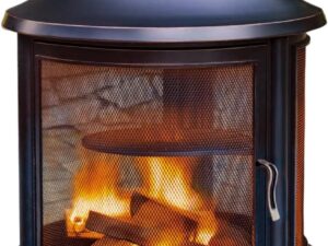 Braciere 2 in 1 Legna/Carbone con 3 Altezze
