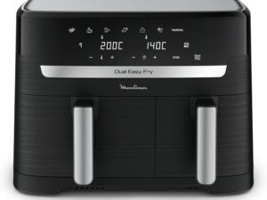 Moulinex Dual Easy Fry: friggitrice ad aria doppia, 8,3L, 7 programmi
