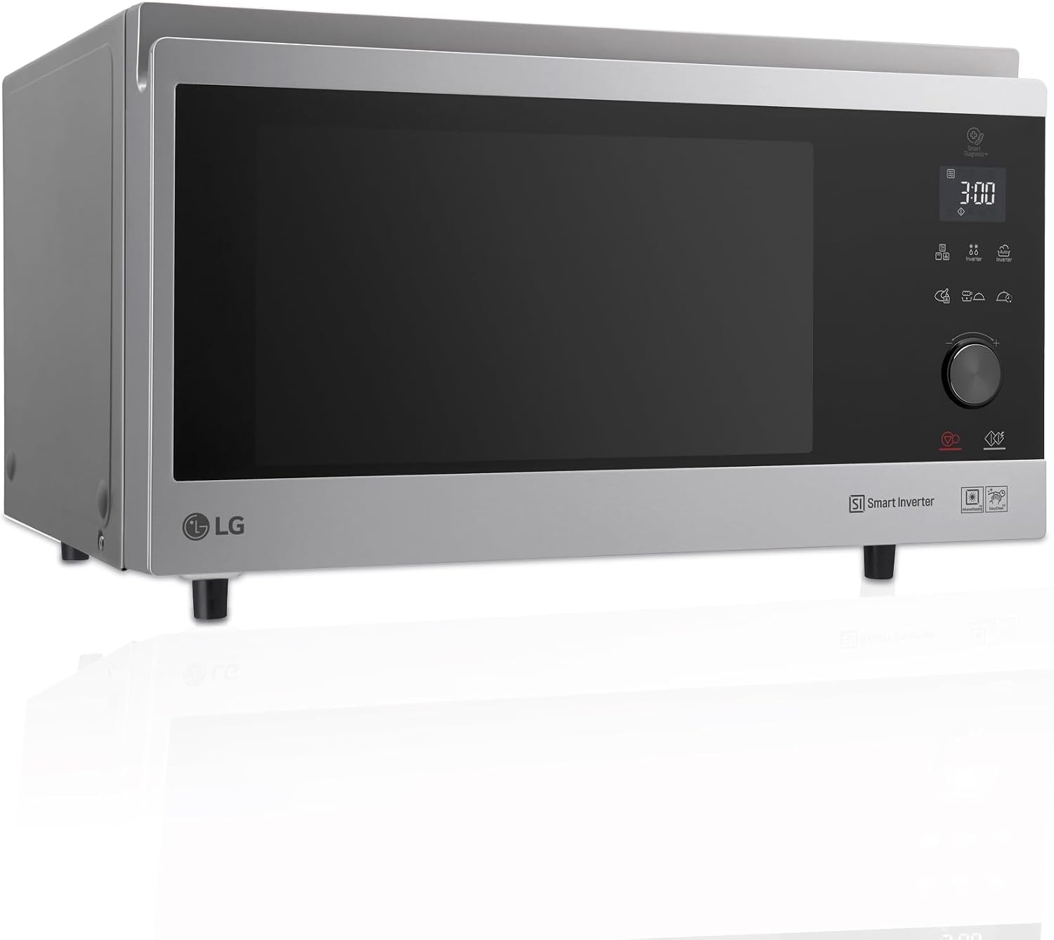 LG Forno Microonde Smart Inverter MJ3965ACS 39L - Inox