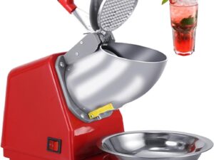 Tritaghiaccio Elettrico 500W, 85 kg/h, 8 Lame in Acciaio