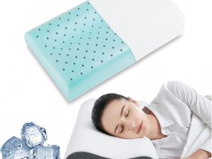 VOYERO Cuscino cervicale Memory Foam con ventilazione