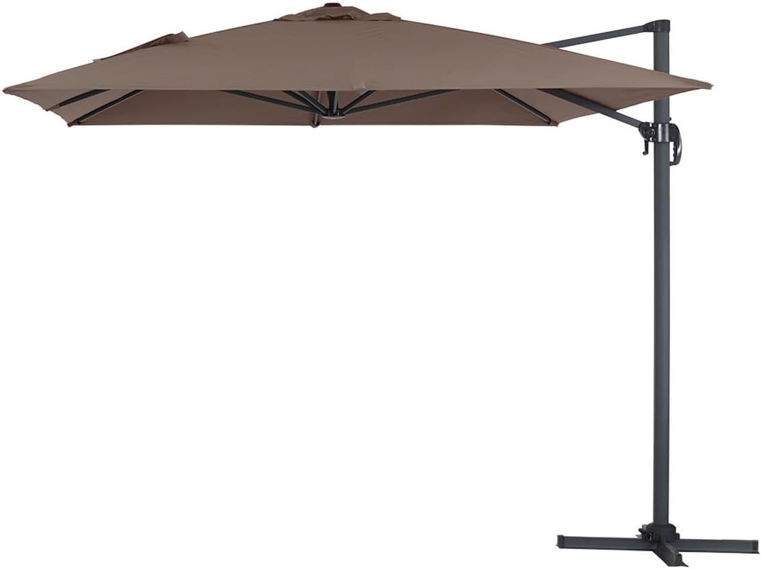 Ombrellone Alu Sun 4 3x4 m - Decentrato e Resistente
