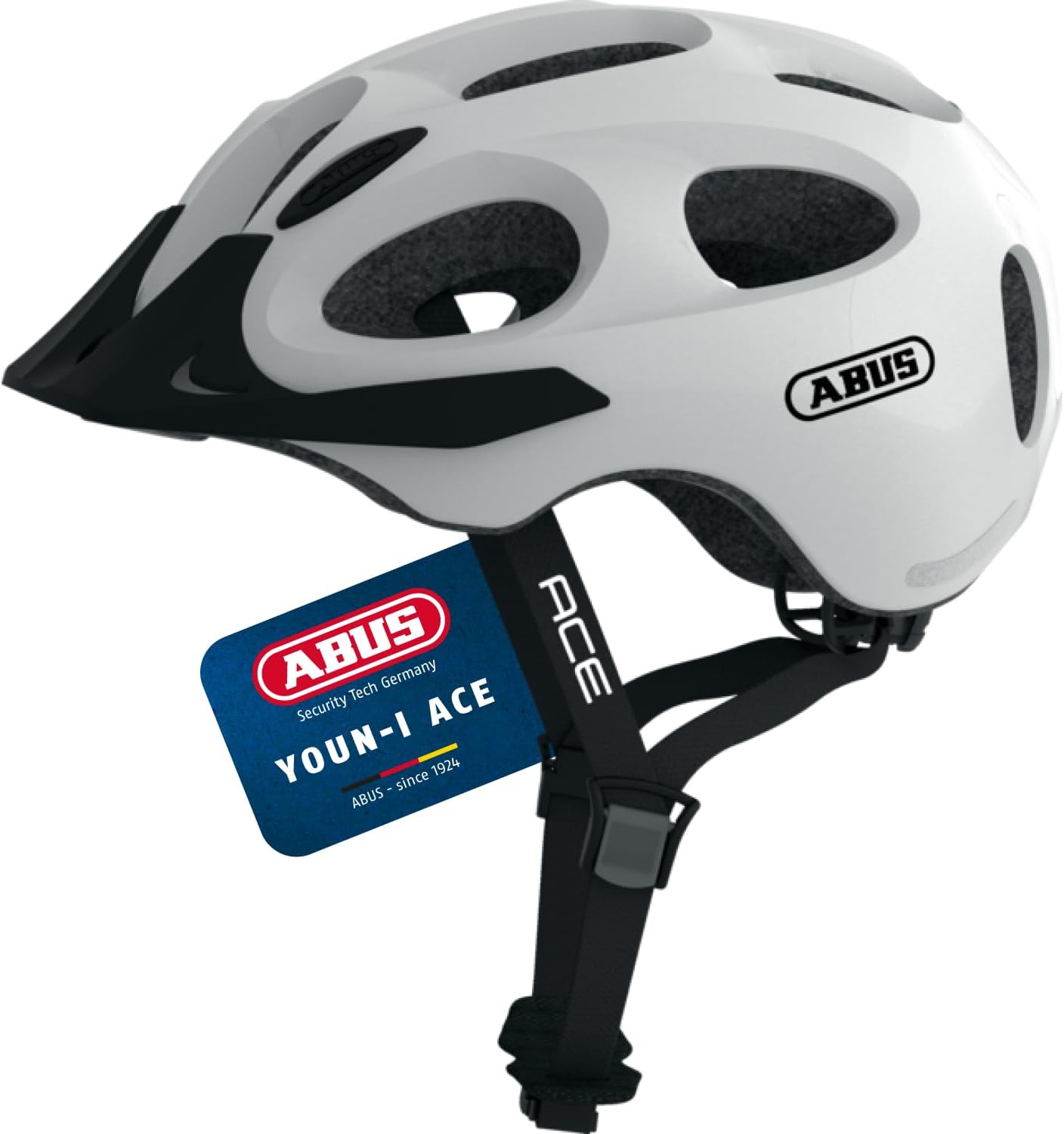 Casco ABUS Youn-I ACE con LED - Bianco M