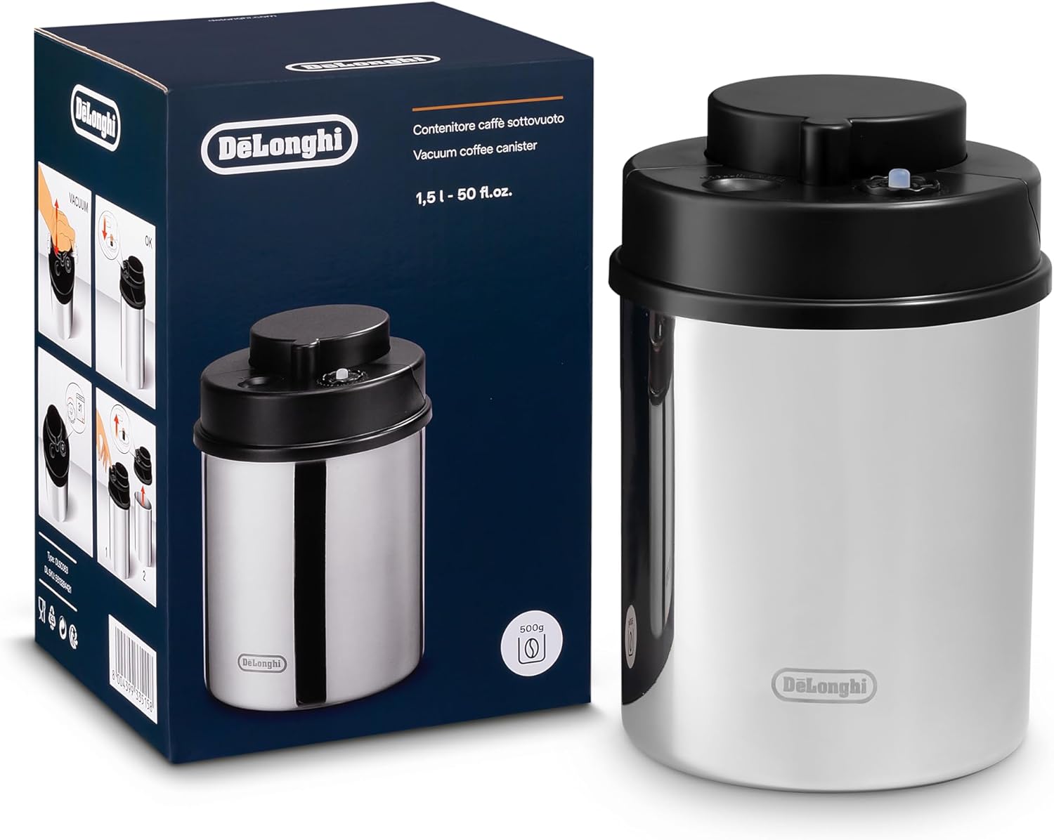 De'Longhi Vaschetta Sottovuoto Caffè 1300 ml
