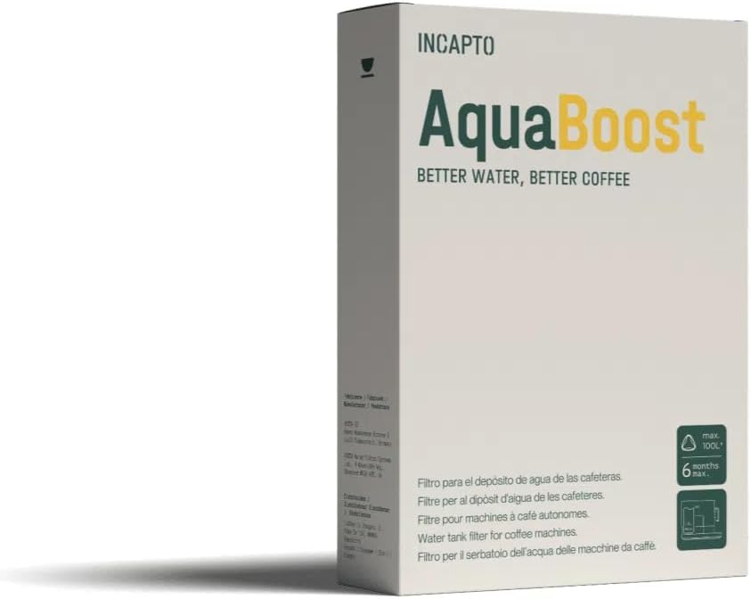 INCAPTO Aquaboost: Filtro Acqua per Caffettiere - 6 mesi