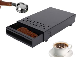 Coffee Knock Box in acciaio inox con cassetto rimovibile