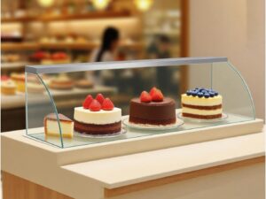 Vetrina refrigerata 3 lati per pasticceria e dessert