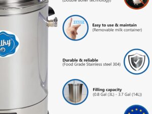 Pastorizzatore al latte FJ15 Milky 14L | 115V | Made in Austria