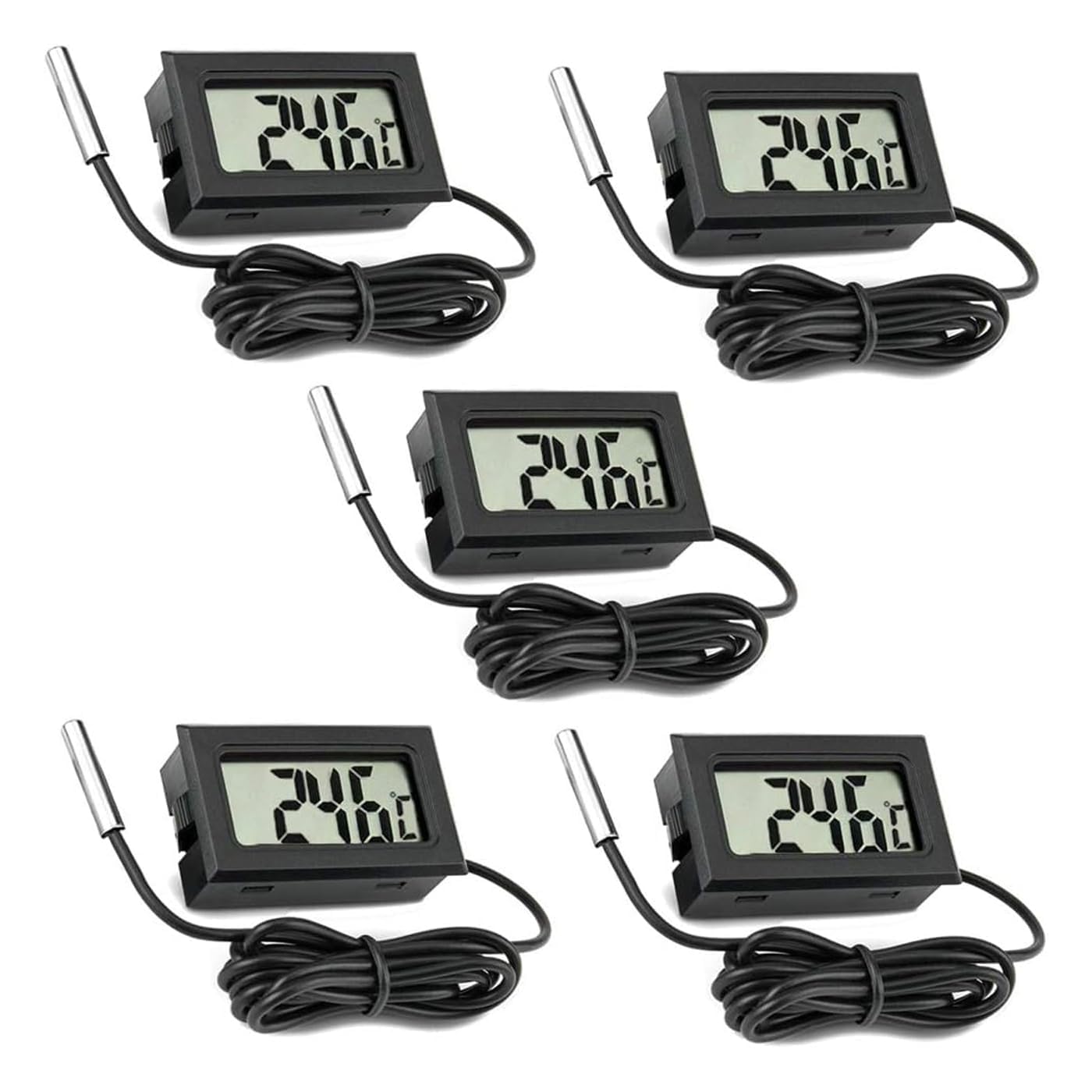 Termometro digitale LCD per acquari e frigoriferi DUTTY