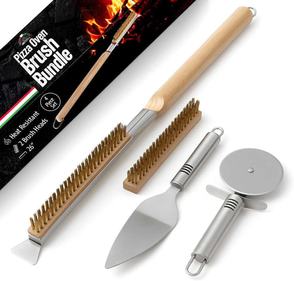 Kit accessori forno pizza Modern Innovations - Manico lungo + raschia