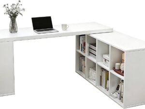Mobile da cucina ad isola con scrivania in legno