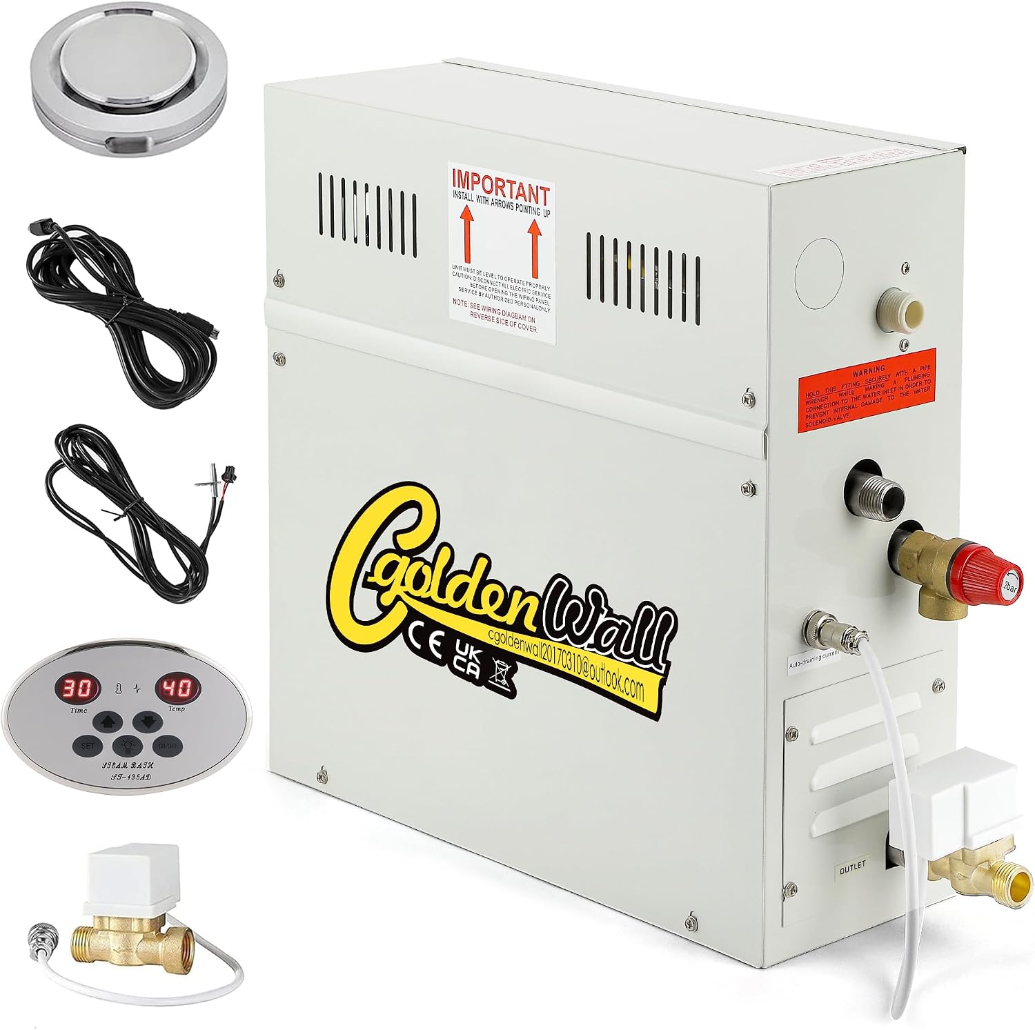 CGOLDENWALL Generatore di Vapore Sauna 6KW 220V