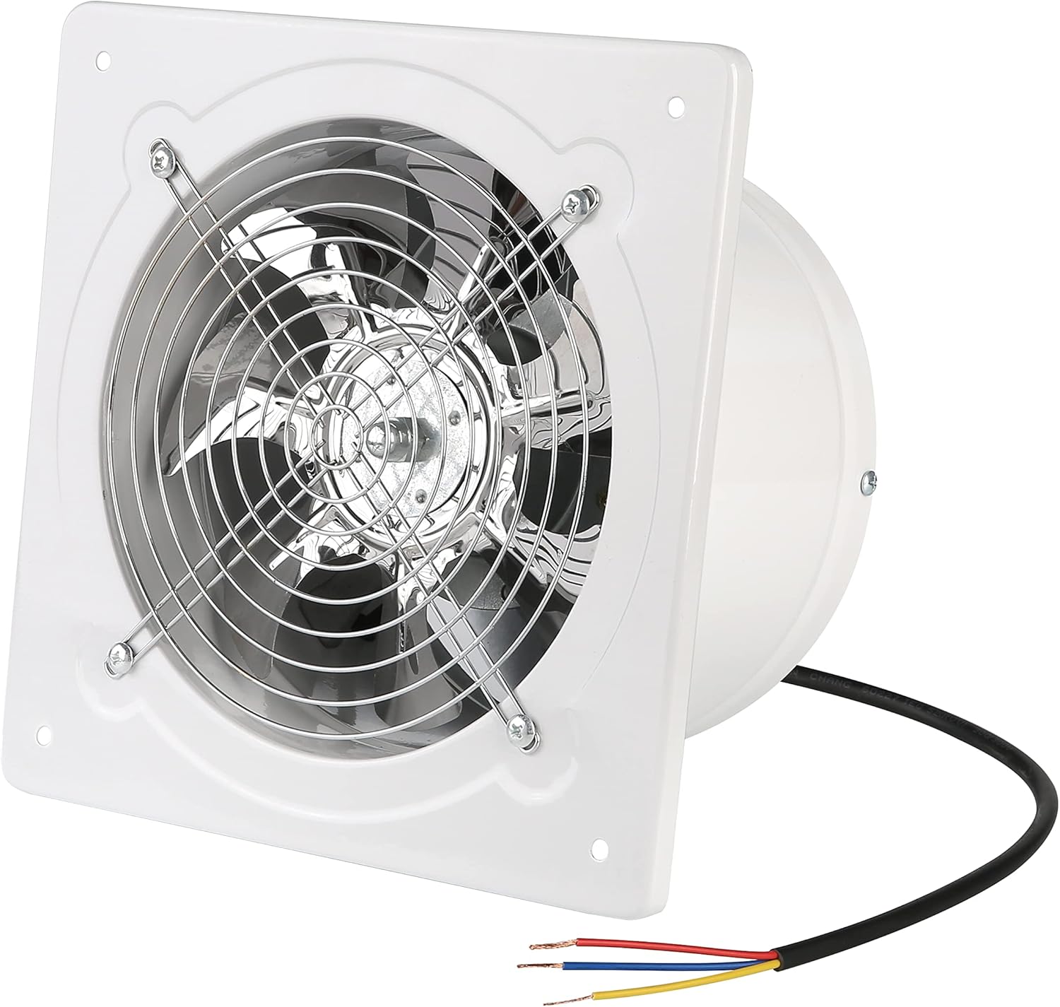 Ventola di scarico 20,3 cm Nalle, 500 CFM, bianco