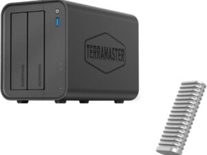 TerraMaster F2-425 NAS 2 alloggiamenti 10Gbps 4GB RAM