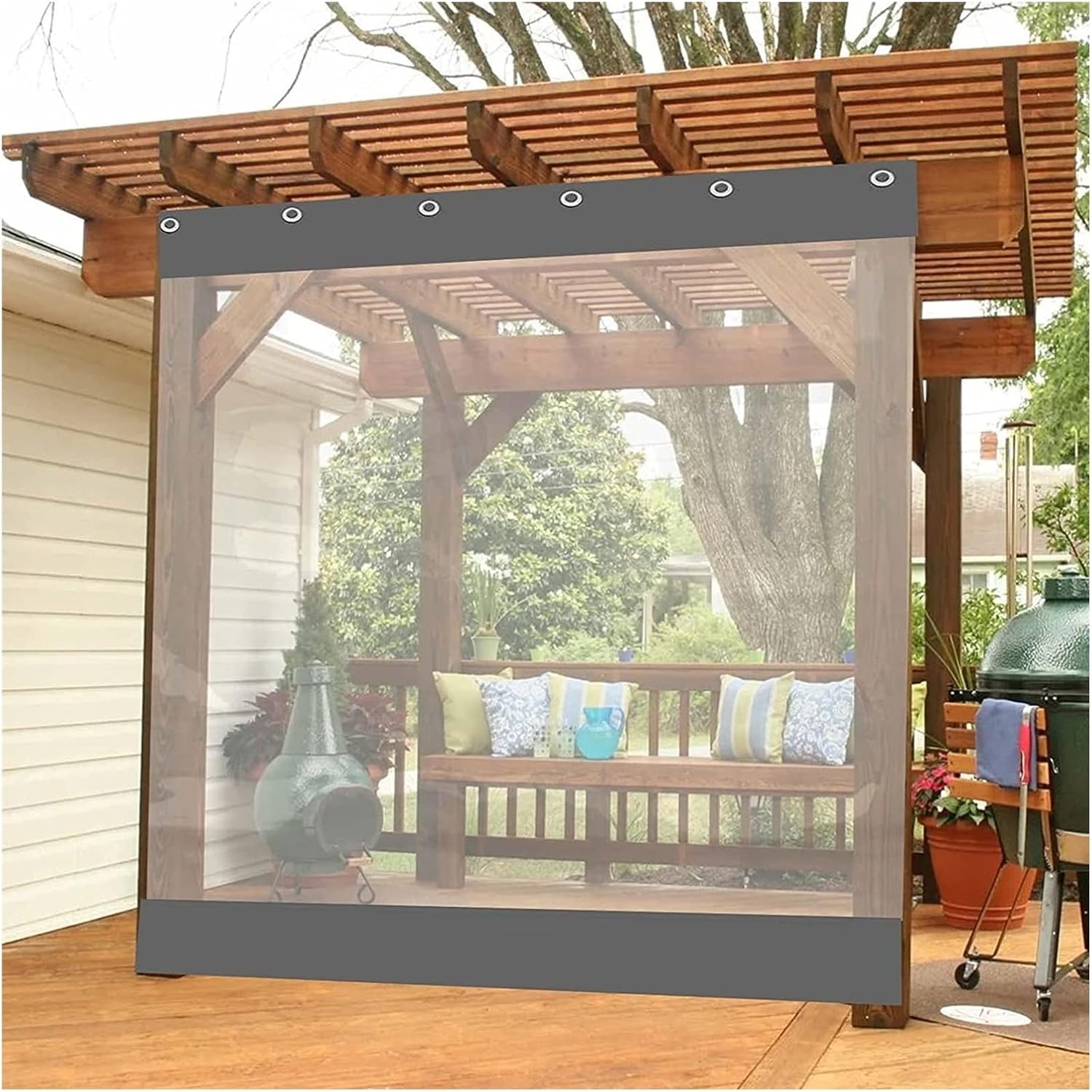 Tenda Esterna PVC 0,5mm Anti Pioggia 1,2x2,2m