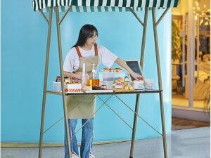 Carrello Pieghevole per Street Food e Eventi Outdoor