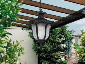 Lampadario Esterno Impermeabile Rustico per Giardino