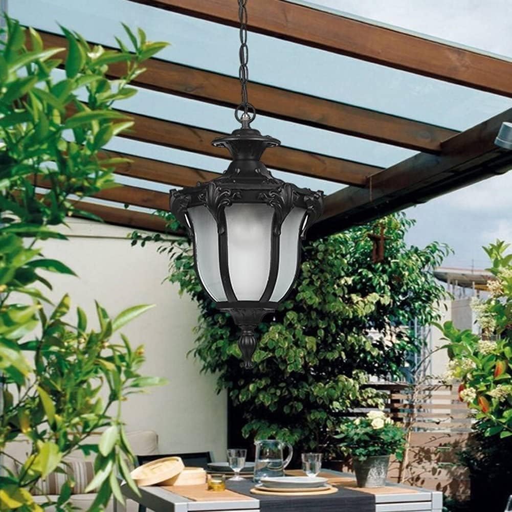 Lampadario Esterno Impermeabile Rustico per Giardino
