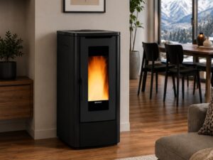 Stufa a pellet canalizzata Teorema Plus AD 12 kW - Extraflame