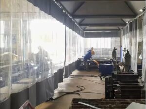 Tende divisorie industriali PVC 1.8x2.5M - Antivento impermeabile