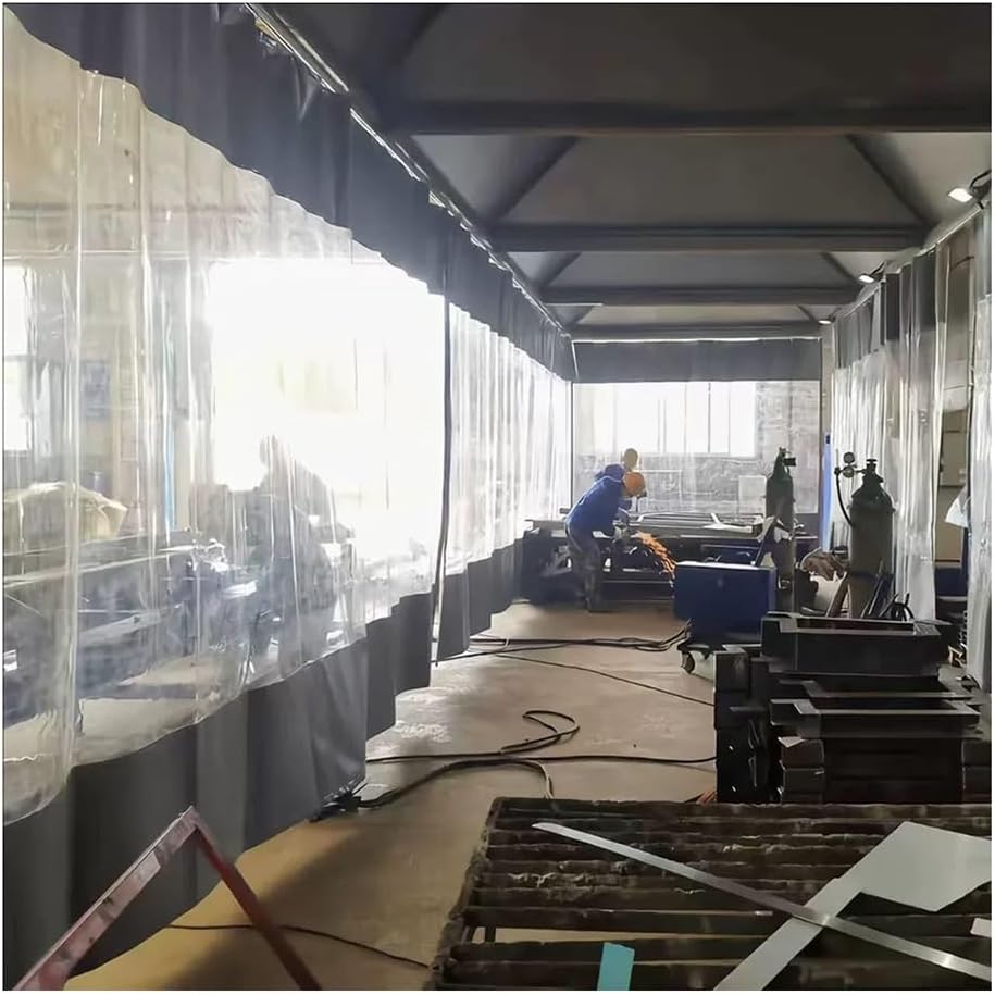 Tende divisorie industriali PVC 1.8x2.5M - Antivento impermeabile
